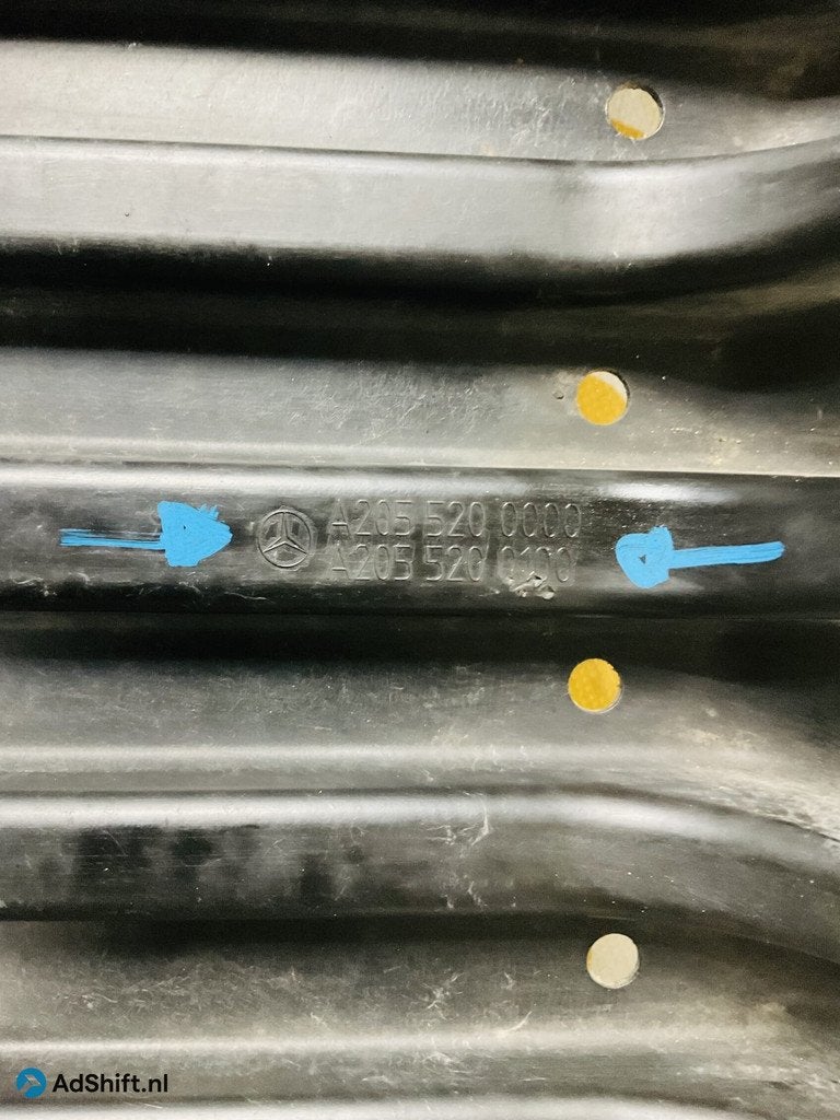 Bumperlip Mercedes C Klasse W205 A2055200000 Onderplaat 2-L3