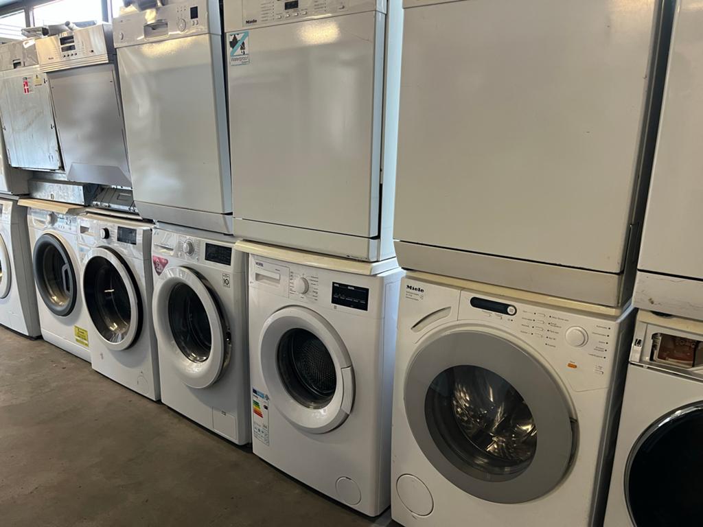 Wasmachines, droger, vaatwassers, koelkasten, gasfornuizen, Witgoed en Apparatuur, Wasmachines, Zo goed als nieuw, Voorlader, 6 tot 8 kg