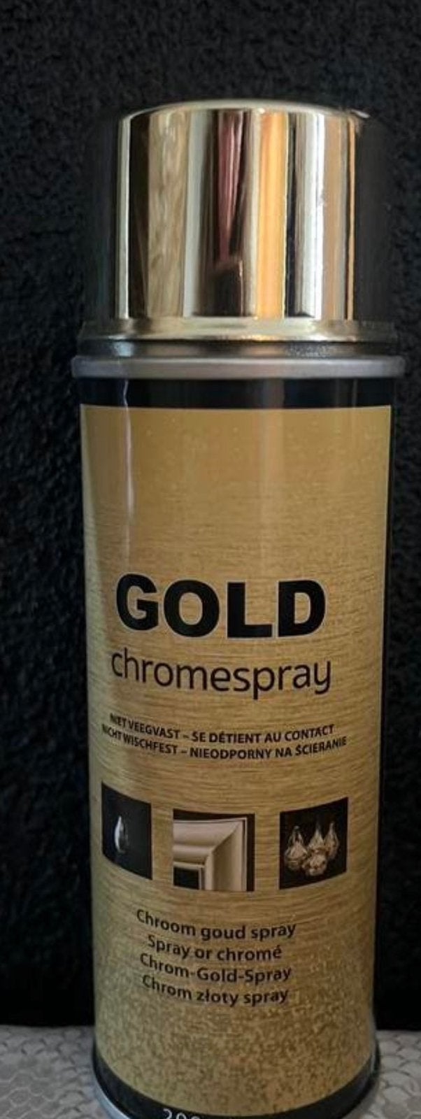 spuitbus goud / gold spray, Ophalen, Zo goed als nieuw