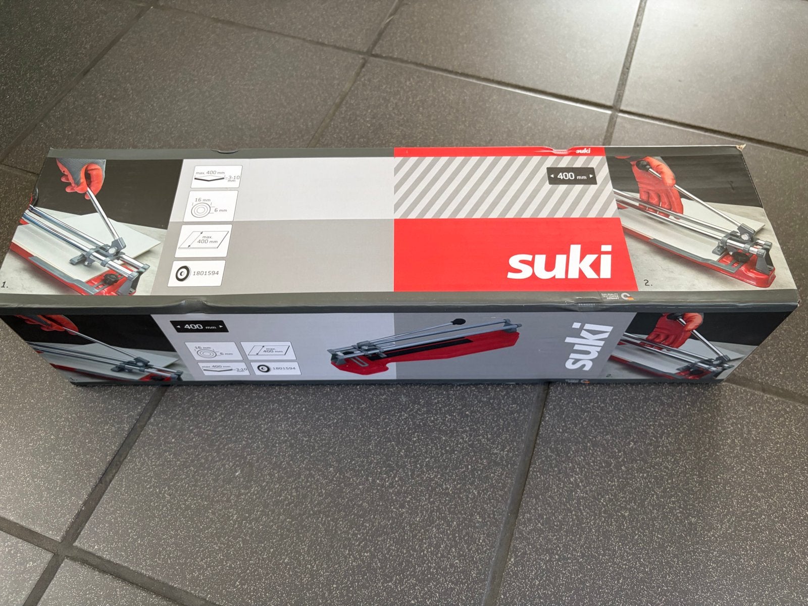 Suki tegelsnijder 400 mm - Zo goed als nieuw, Doe-het-zelf en Verbouw, Ophalen, Minder dan 20 cm, Zo goed als nieuw, Minder dan 5 m²