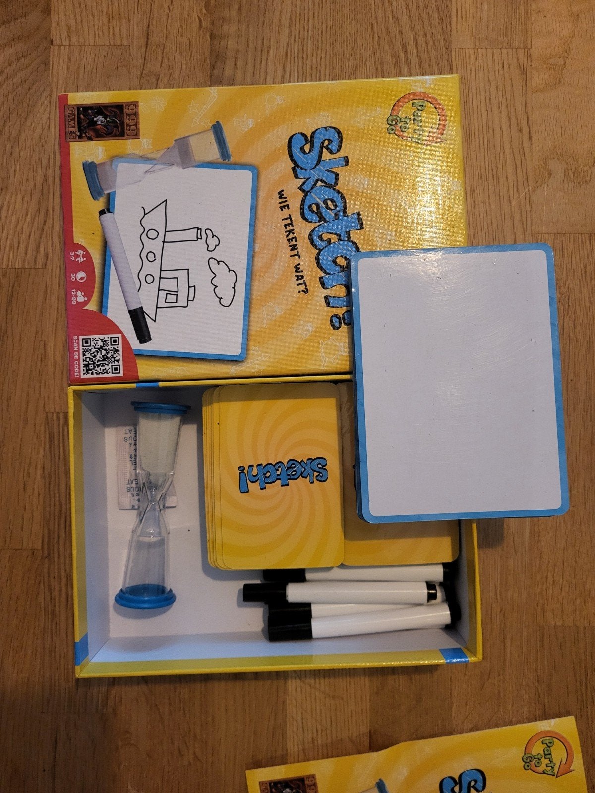 Sketch! spel, Drie of vier spelers, Ophalen, Nieuw
