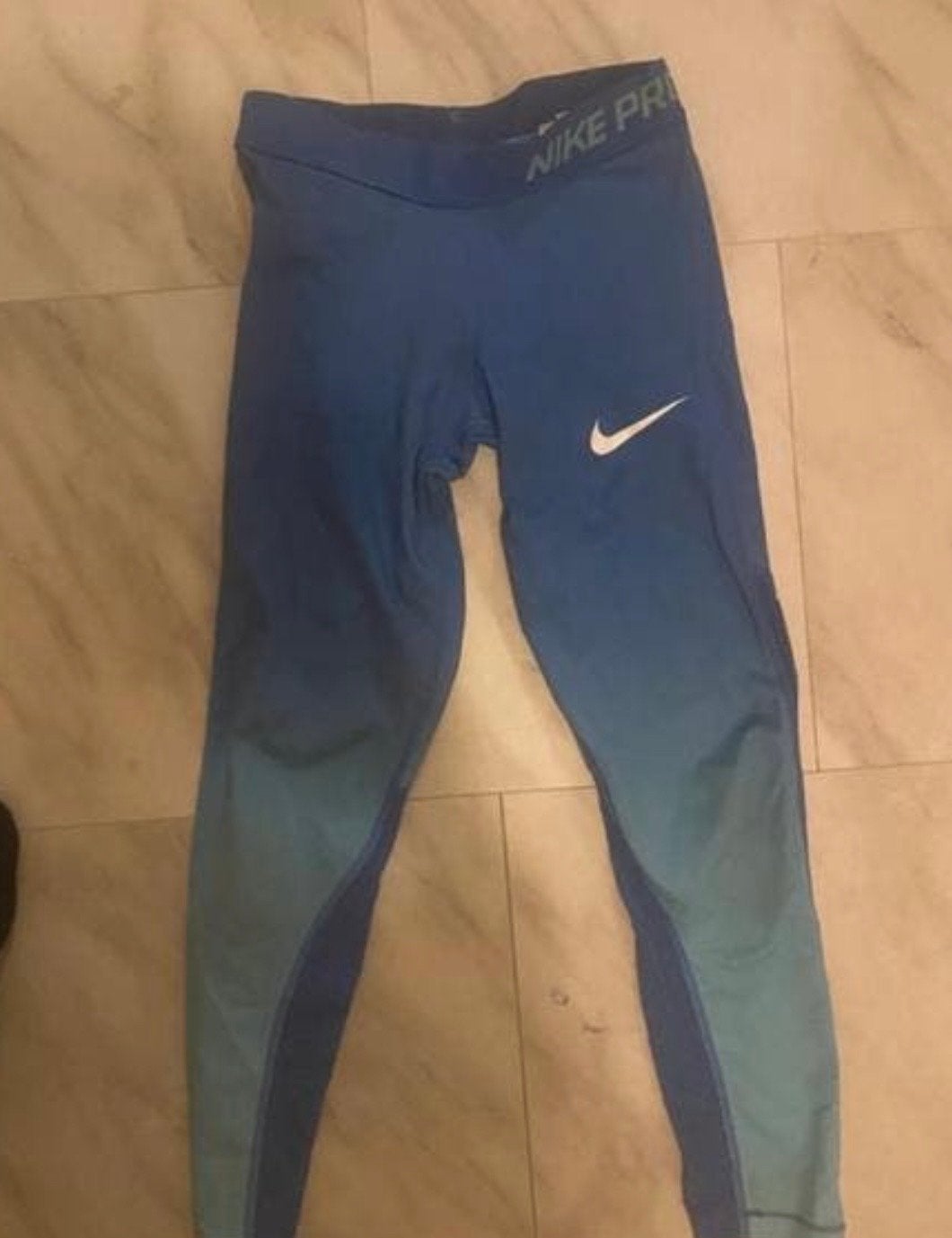 Nike Pro sportlegging voor meisjes - Blauw, maat S, Blauw, Ophalen of Verzenden, Maat 36 (S), Fitness of Aerobics