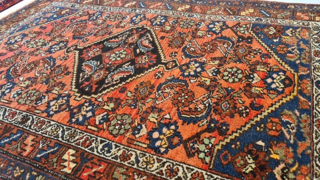 Perzisch tapijt Hamadan 186x126/VloerKleed/Kelim/kilim/Loper, 100 tot 150 cm, Www.simatapijten.nl, Ophalen of Verzenden, 150 tot 200 cm