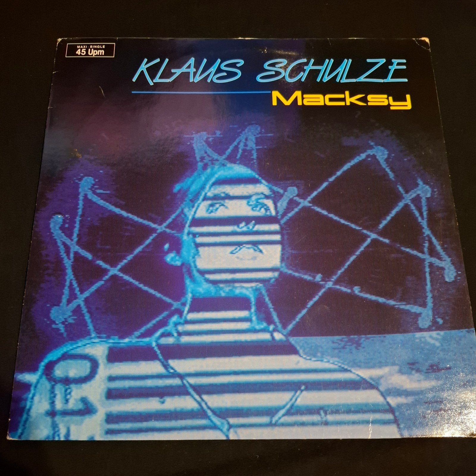 Klaus Schulze - Macksy / Pain (1985) 12" Maxi Single LP, Cd's en Dvd's, Ophalen of Verzenden, Zo goed als nieuw, 12 inch, LP