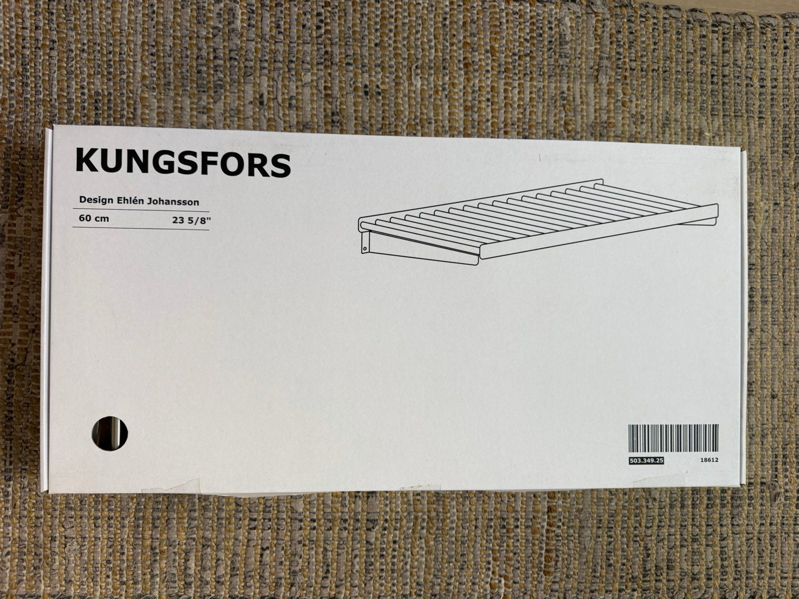 IKEA KUNGSFORS plank van 60 cm, 3 stuks, Ophalen, Zo goed als nieuw