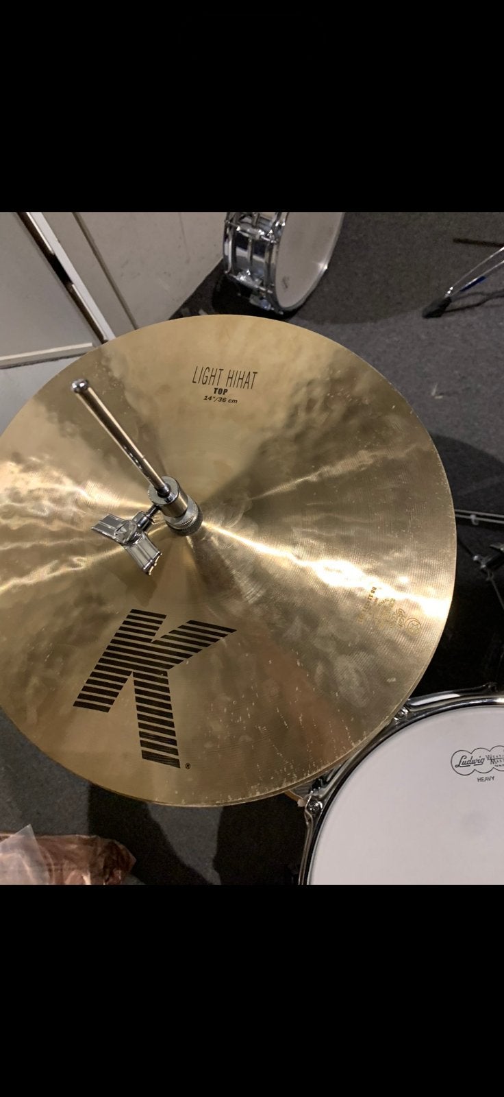Zildjian K light hi hats (top and bottom), Ophalen of Verzenden, Zo goed als nieuw, Overige merken