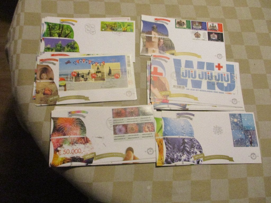 fdc enveloppen eerste dag enveloppen jaarset 2007, Postzegels en Munten, Postzegels | Eerstedagenveloppen, Ophalen of Verzenden