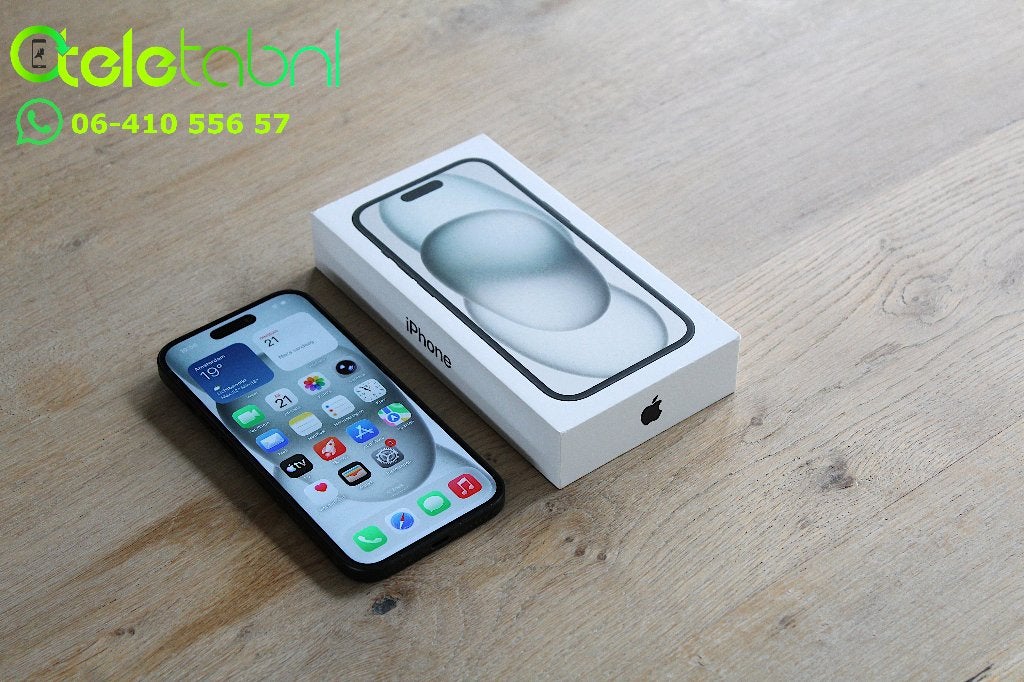 Apple iPhone 15 - 128GB - Zwart | Krasvrij scherm | Garantie, IPhone 15, Apple, Zwart, 88 %