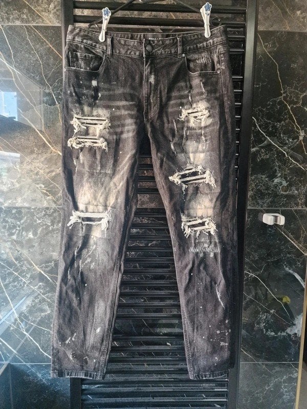 Supply & Demand Onni Jeans Washed Black XL, Kleding | Heren, Ophalen of Verzenden, Zo goed als nieuw, Maat 56/58 (XL), Zwart