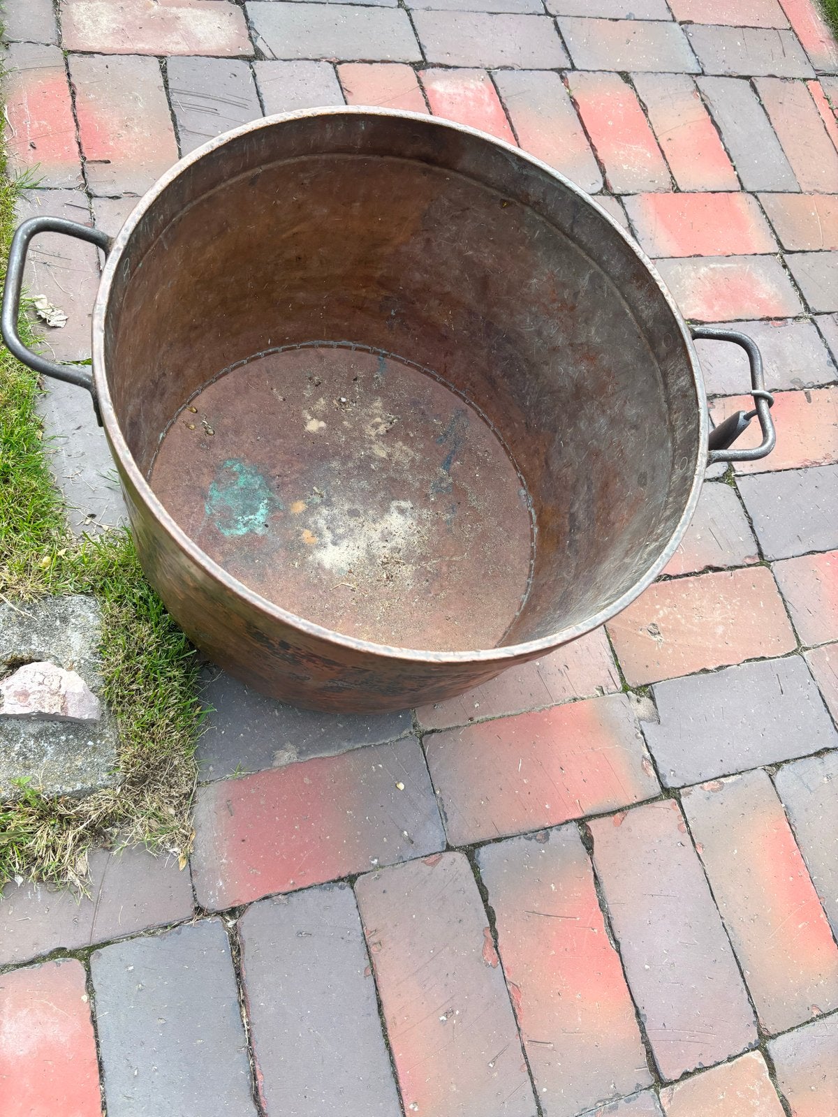 Antieke Koperen Ketel - Diameter 50 cm, Antiek en Kunst, Ophalen, Koper