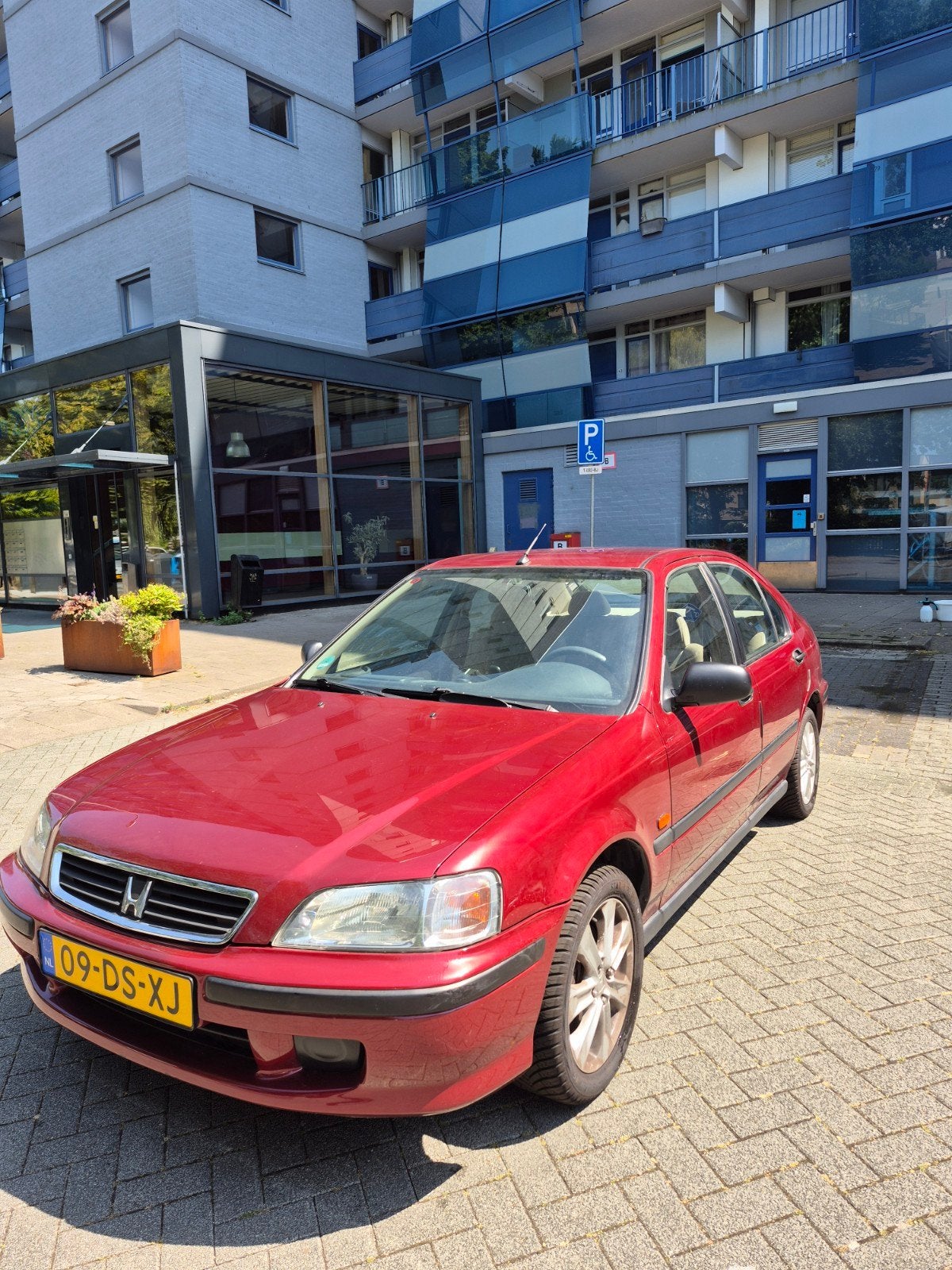 Honda Civic 1.4 AUT uitzonderlijk mooi     KOPPAKKING DEFECT, Auto's, Honda, Stof, Beige, 4 cilinders, 1396 cc