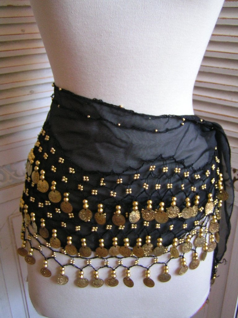 buikdans sjaal nr ZZ 946 ger Twin, Verzenden, Zo goed als nieuw, Maat 46/48 (XL) of groter, Carnaval