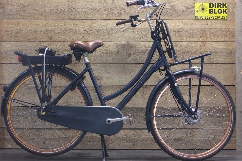 Cortina E-U4 Ecomo 8v D50 300Wh accu Denim + 6 mnd garantie, Fietsen en Brommers, Niet ingevuld, Gebruikt, Niet ingevuld, Niet ingevuld