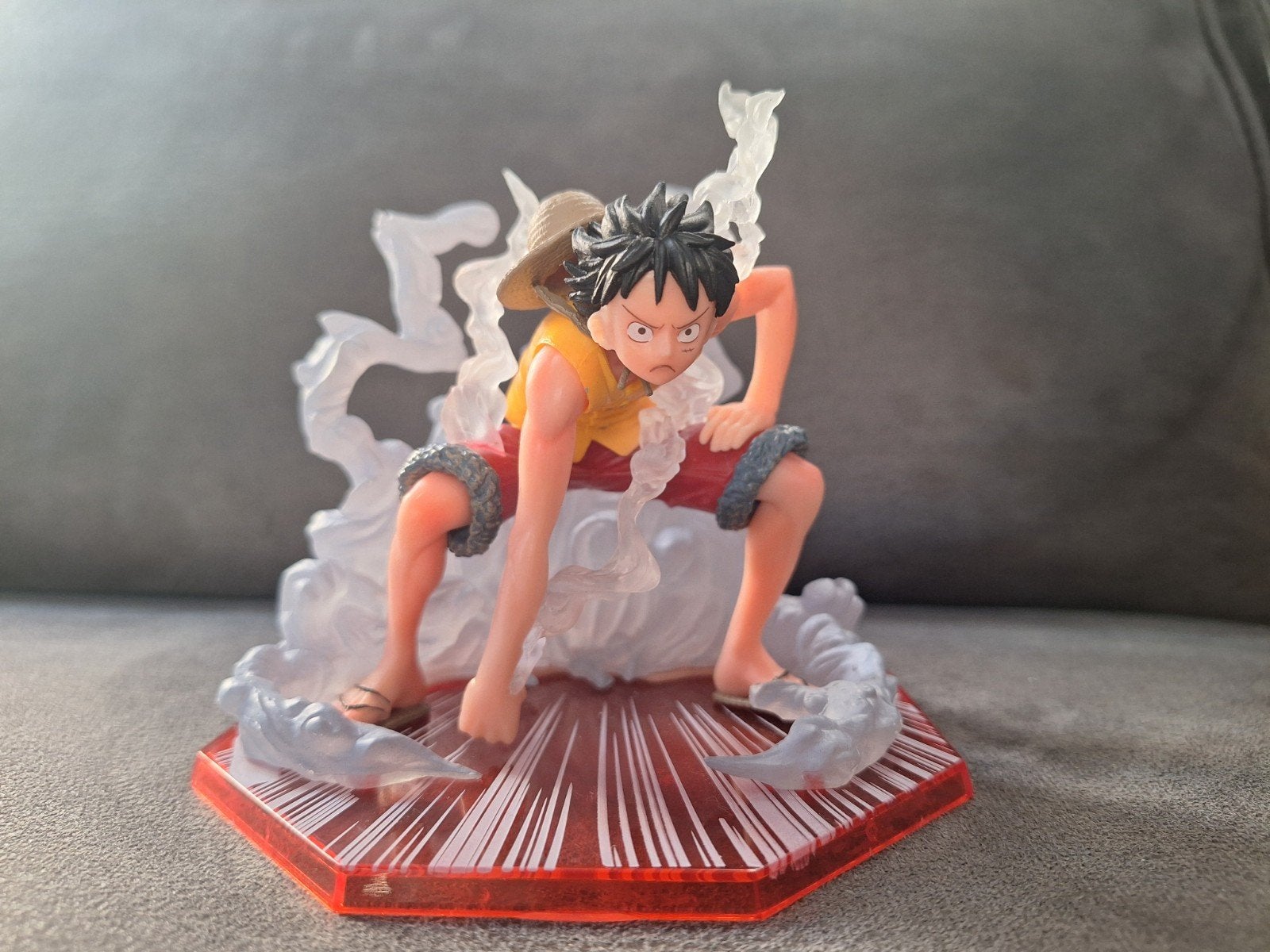 Anime poppetje Luffy - One Piece figuur, Ophalen of Verzenden, Zo goed als nieuw