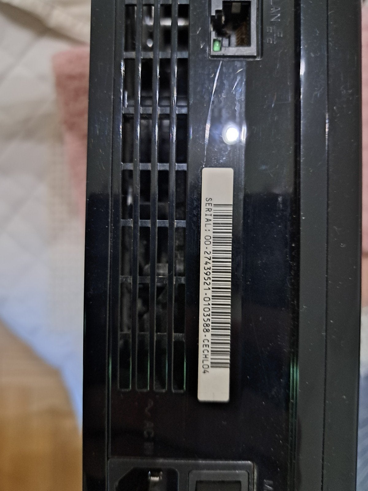 PS3 Fat (eerste versie) - Gebruikt met stroomkabel, Ophalen of Verzenden