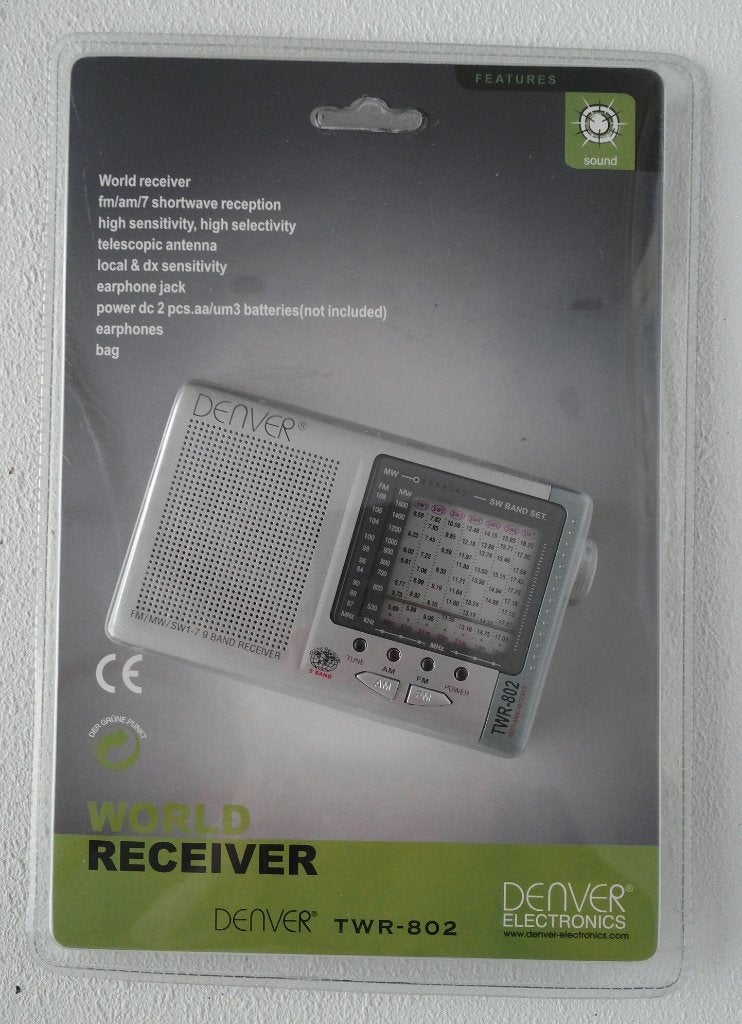 Denver TWR-802 wereldontvanger radio, Ophalen of Verzenden, Nieuw, Wereldontvanger
