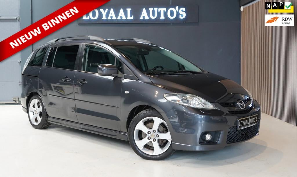Mazda 5 2.0 Active | 7 PERS. | AIRCO | CRUISE | ELEK.RAMEN |, Auto's, Voorwielaandrijving, Stof, Gebruikt, 7 stoelen