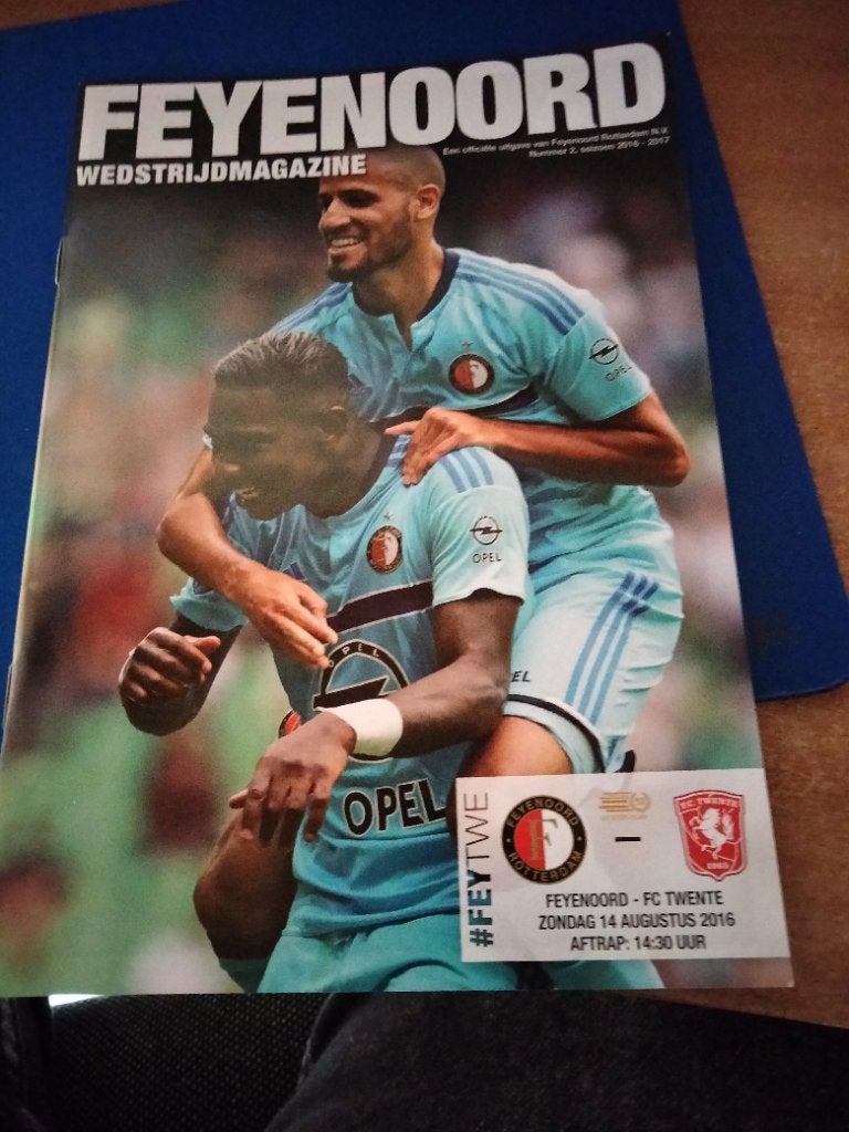 Feyenoord -fc twente 16-17, Ophalen of Verzenden, Zo goed als nieuw, Feyenoord, Boek of Tijdschrift