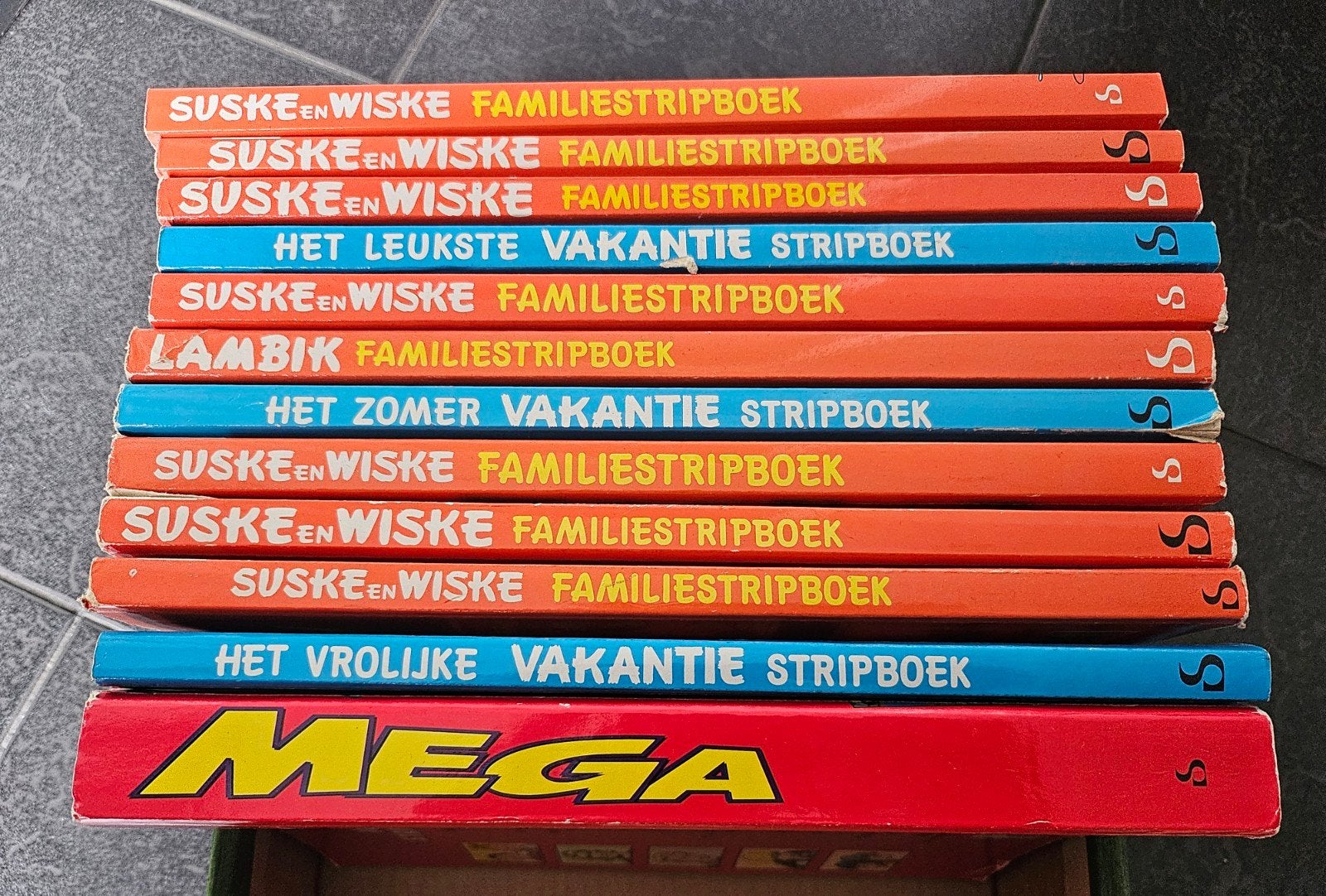 Suske&Wiske vakantiestripboeken '90, Ophalen, Stripboeken