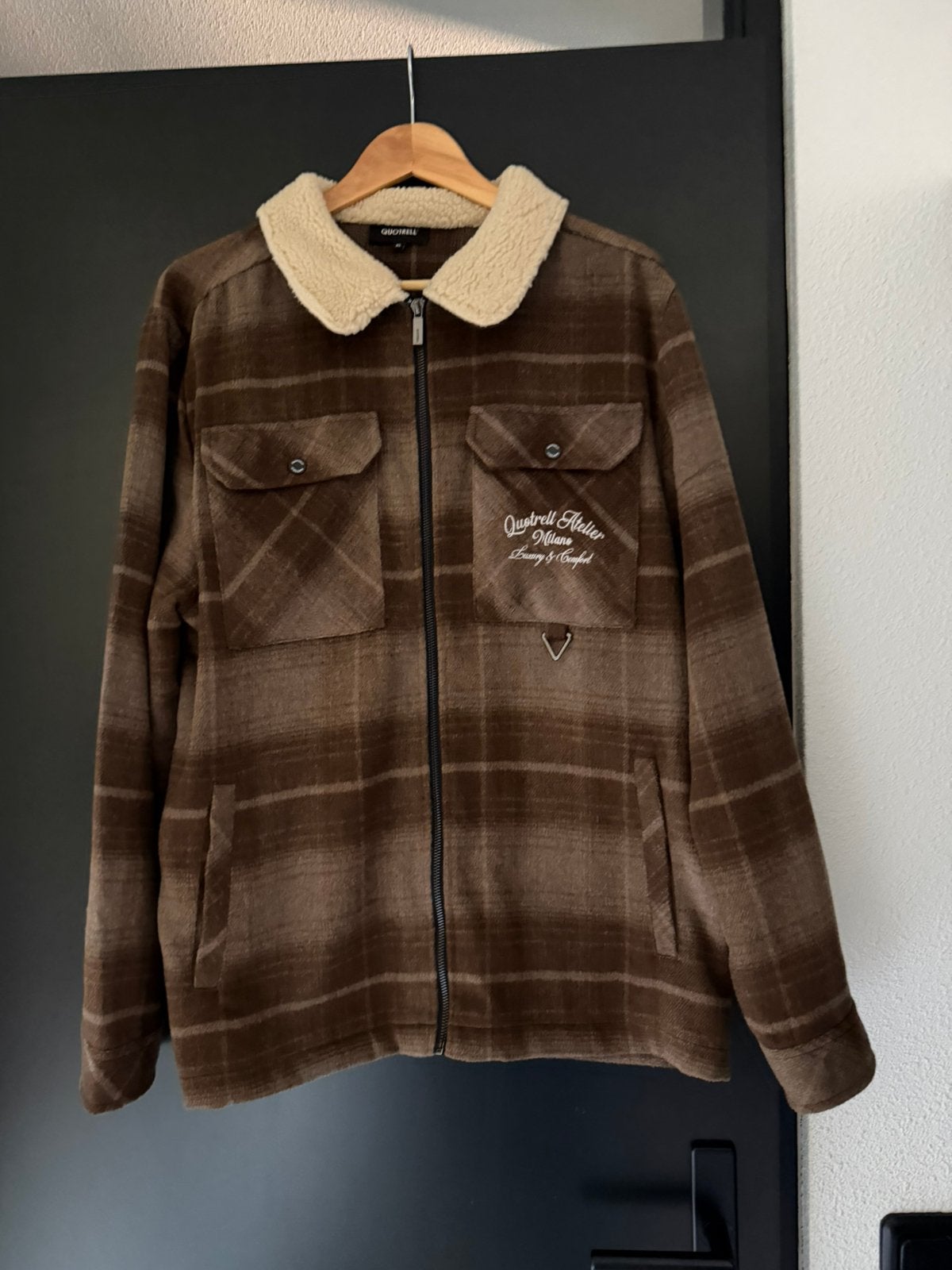 Stoere Zgan Quotrell Lugano Milano jas maat XL, Ophalen of Verzenden, Zo goed als nieuw, Maat 56/58 (XL), Bruin