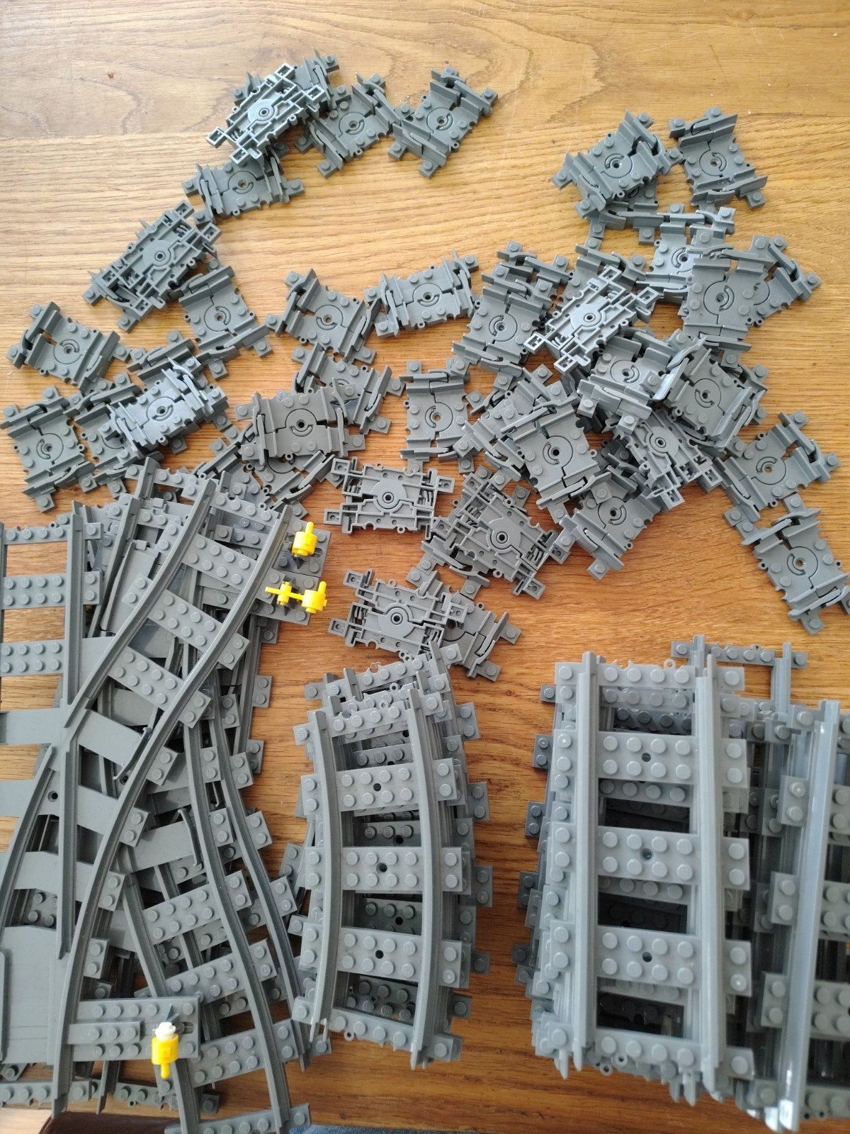 Grote partij LEGO treinrails inclusief wissels, Ophalen of Verzenden, Gebruikt, Accessoire, Lego