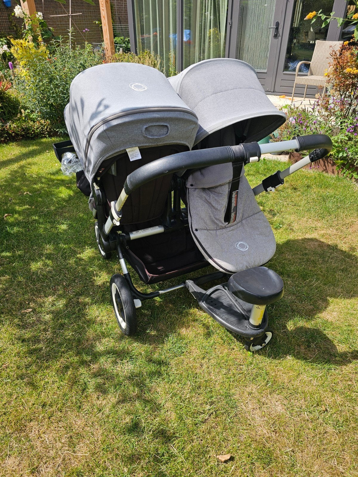Complete Bugaboo Donkey Duo/Mono kinderwagen met accessoires, Ophalen, Gebruikt, Bugaboo