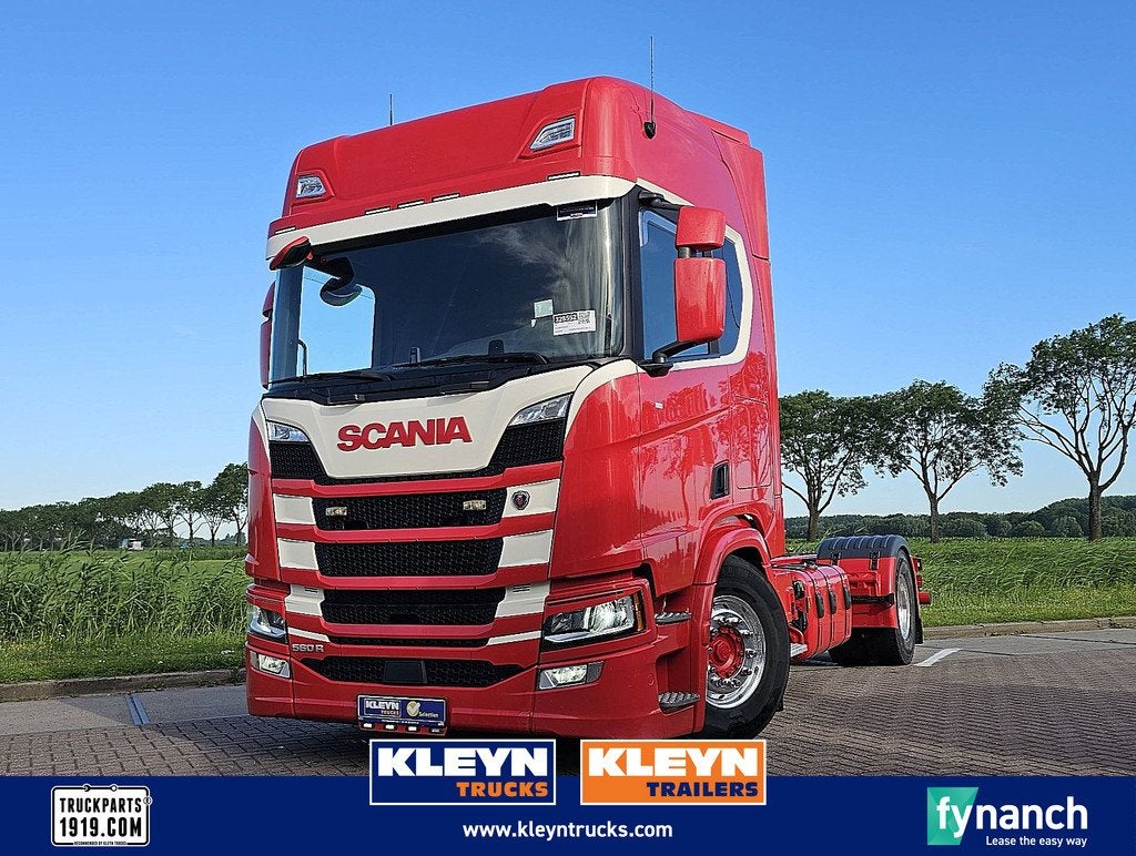 SCANIA R560 4x2 pto wb 455, Auto's, Vrachtwagens, Automaat, Euro 6, Stoelverwarming, Leder