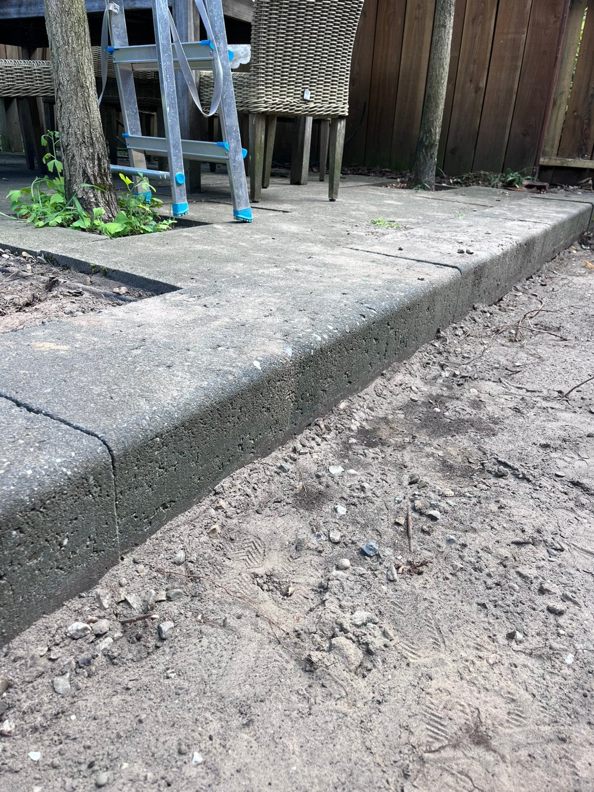 Betonnen traptreden (6 stuks), Tuin en Terras, Bielzen en Borders, Ophalen, Gebruikt, 100 tot 200 cm, 25 cm of meer