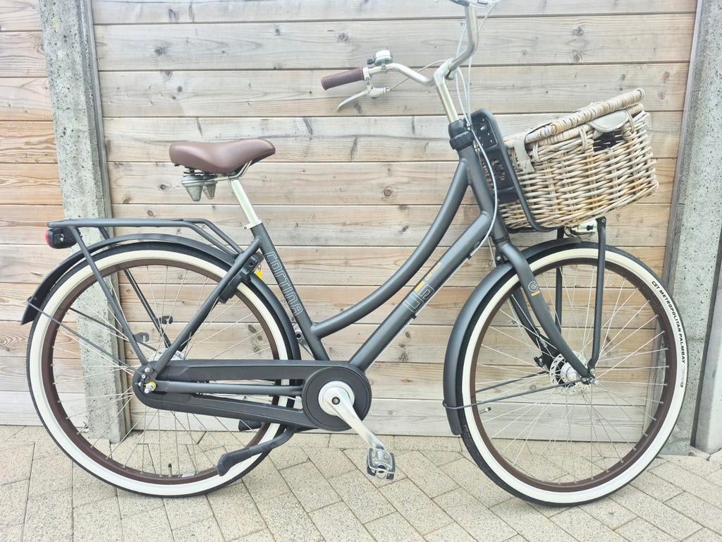 Cortina u5 28 inch transportfiets meisjesfiets damesfiets, Fietsen en Brommers, Fietsen | Dames | Damesfietsen, 47 tot 50 cm, Versnellingen