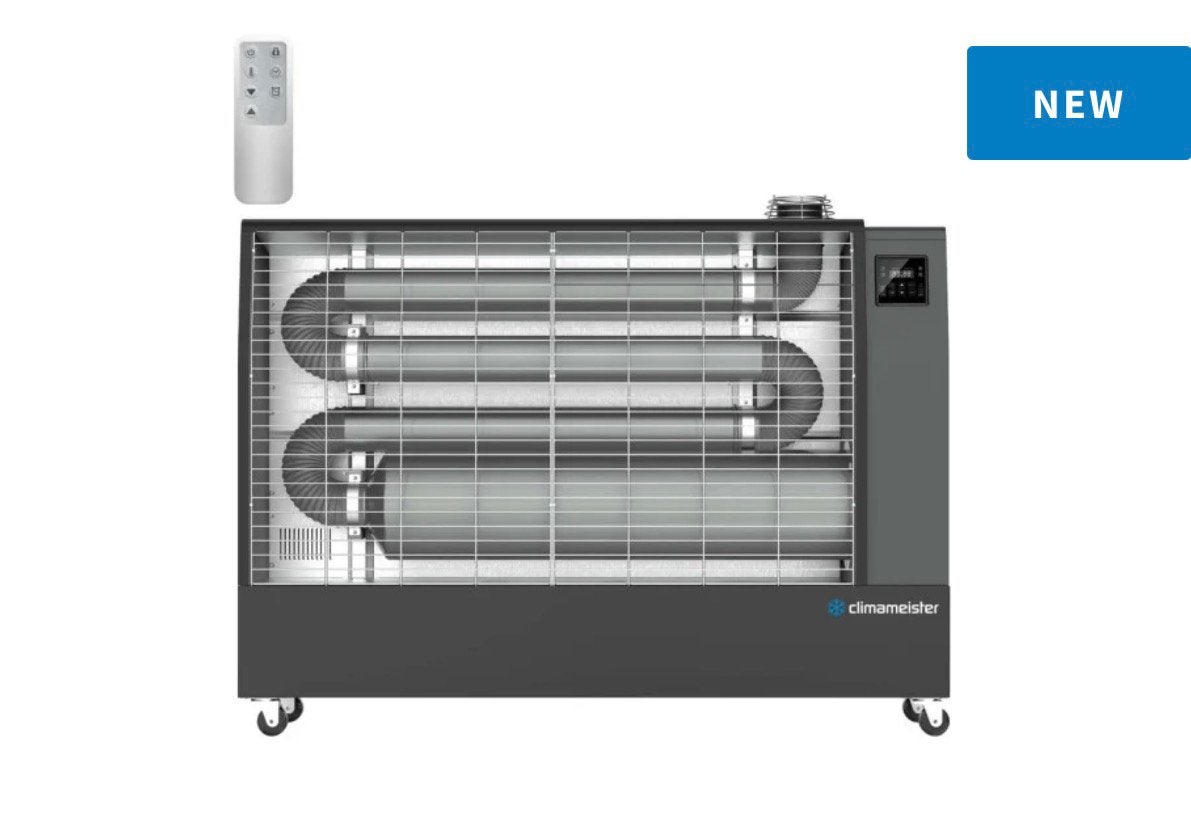 MOBIEL INFRAROOD DIESEL VERWARMER + THERMOSTAAT SH 29 K, Tuin en Terras, Ophalen, Nieuw