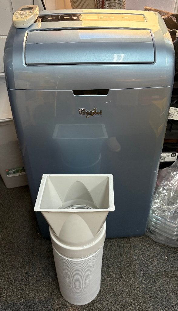 Whirlpool mobiele airco, Ophalen, Gebruikt, Minder dan 60 m³, 3 snelheden of meer
