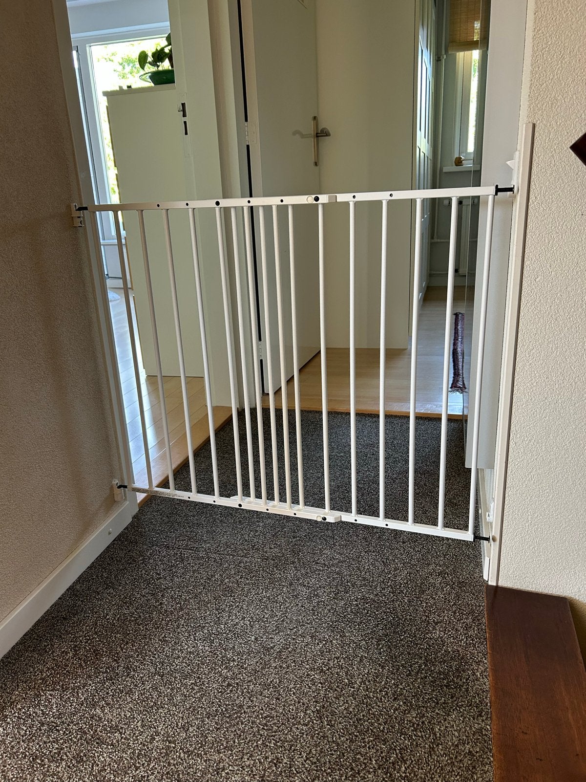 Wit metalen veiligheidshekje voor kinderen, Ophalen, Gebruikt, Klemhekje, Metaal of IJzer