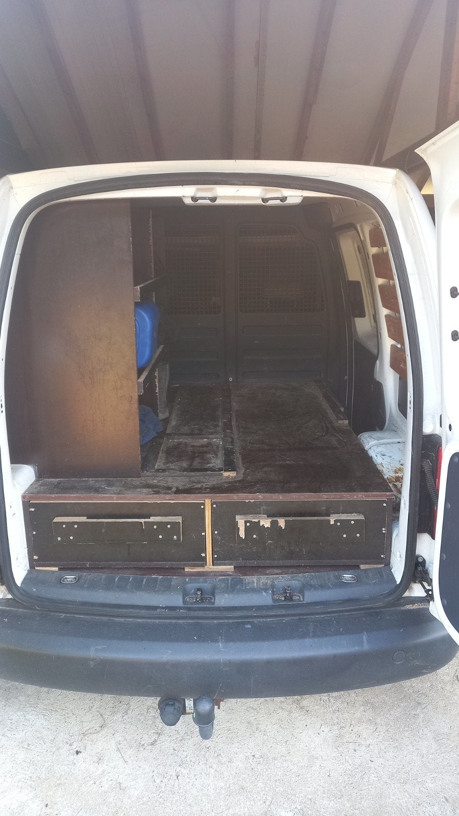 inbouwkasten volkswagen caddy bedrijfswageninrichting, Auto-onderdelen, Carrosserie en Plaatwerk, Ophalen, Volkswagen, Bumper