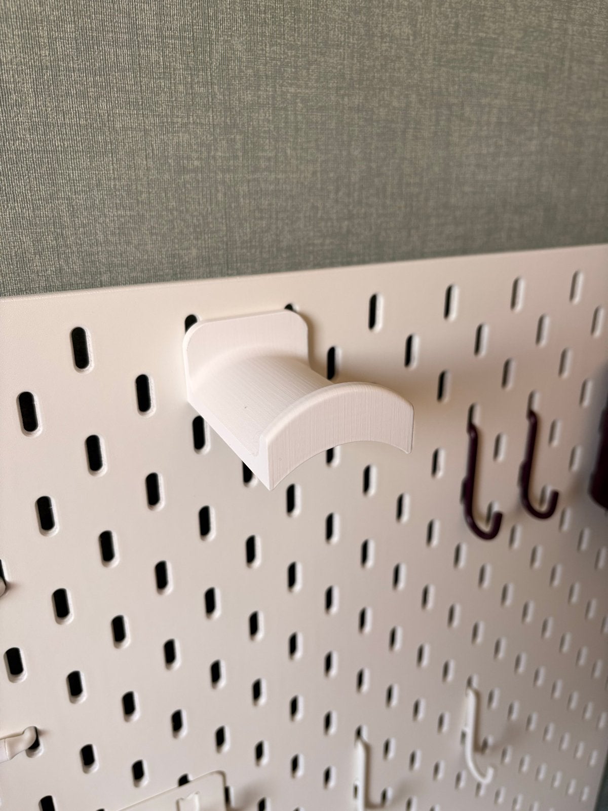 Headset houder voor IKEA Skadis pegboard (55mm diep), Ophalen of Verzenden, Nieuw