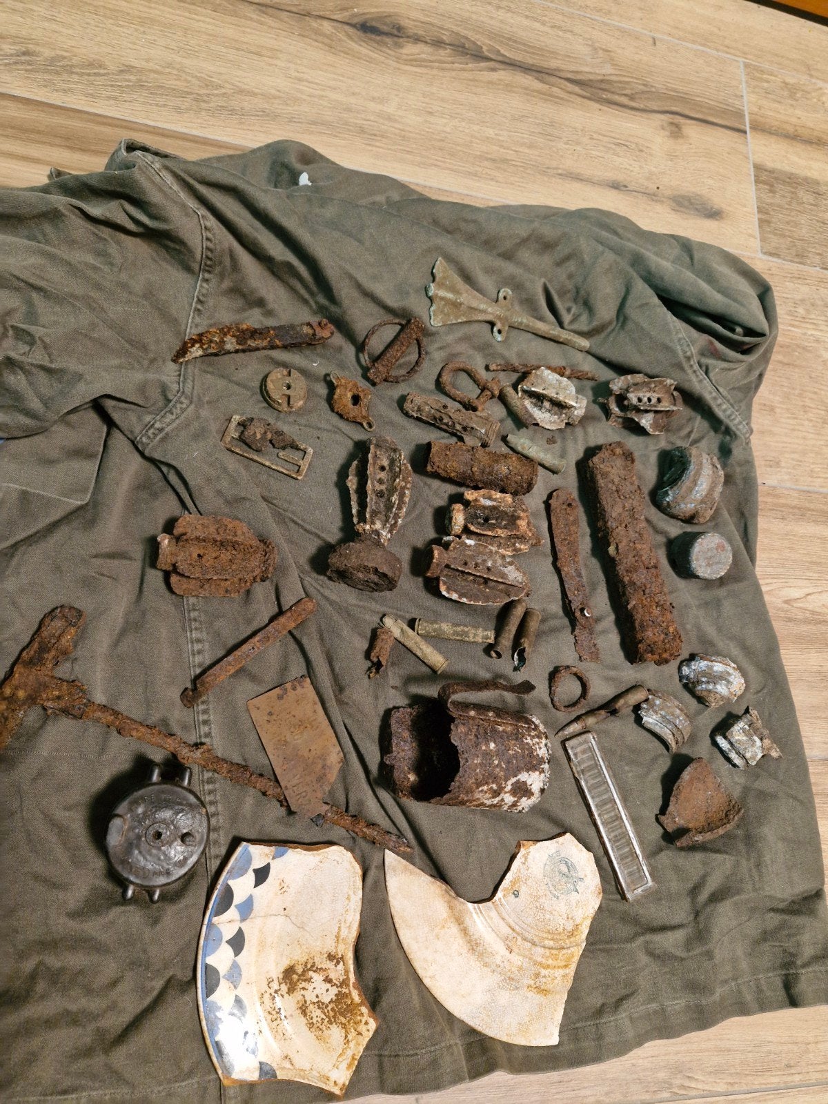 ww2 bodemvonsten, Verzamelen, Ophalen, Landmacht, Amerika, Embleem of Badge
