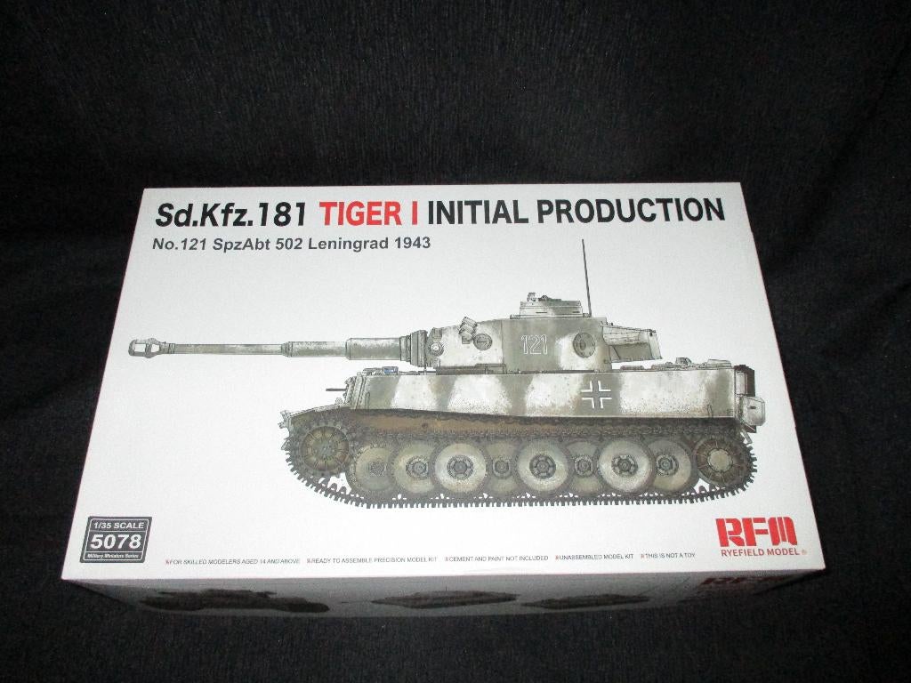 H-290,RFM 1-35,NO,5078,Sd.Kfz.181 Tiger I Initial Production, Overige merken, 1:32 tot 1:50, Overige typen, Nieuw