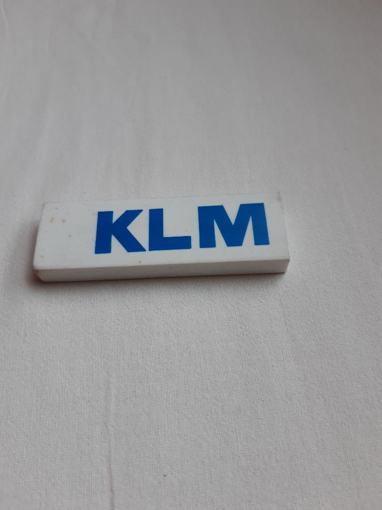 KLM gum, 7,5x2,5 cm. Vintage  Nieuw, Verzamelen, Luchtvaart en Vliegtuigspotten, Nieuw, Overige typen, Ophalen of Verzenden