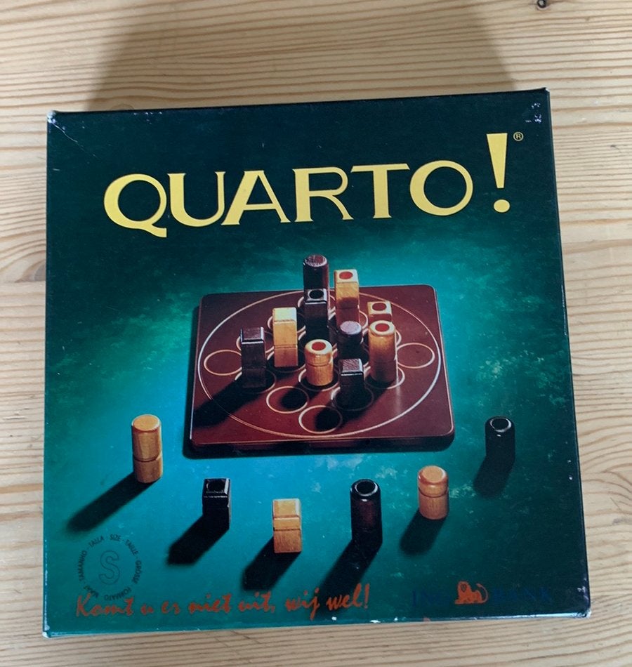 Quarto strategisch spel van Gigamic houten game, Ophalen of Verzenden, Zo goed als nieuw
