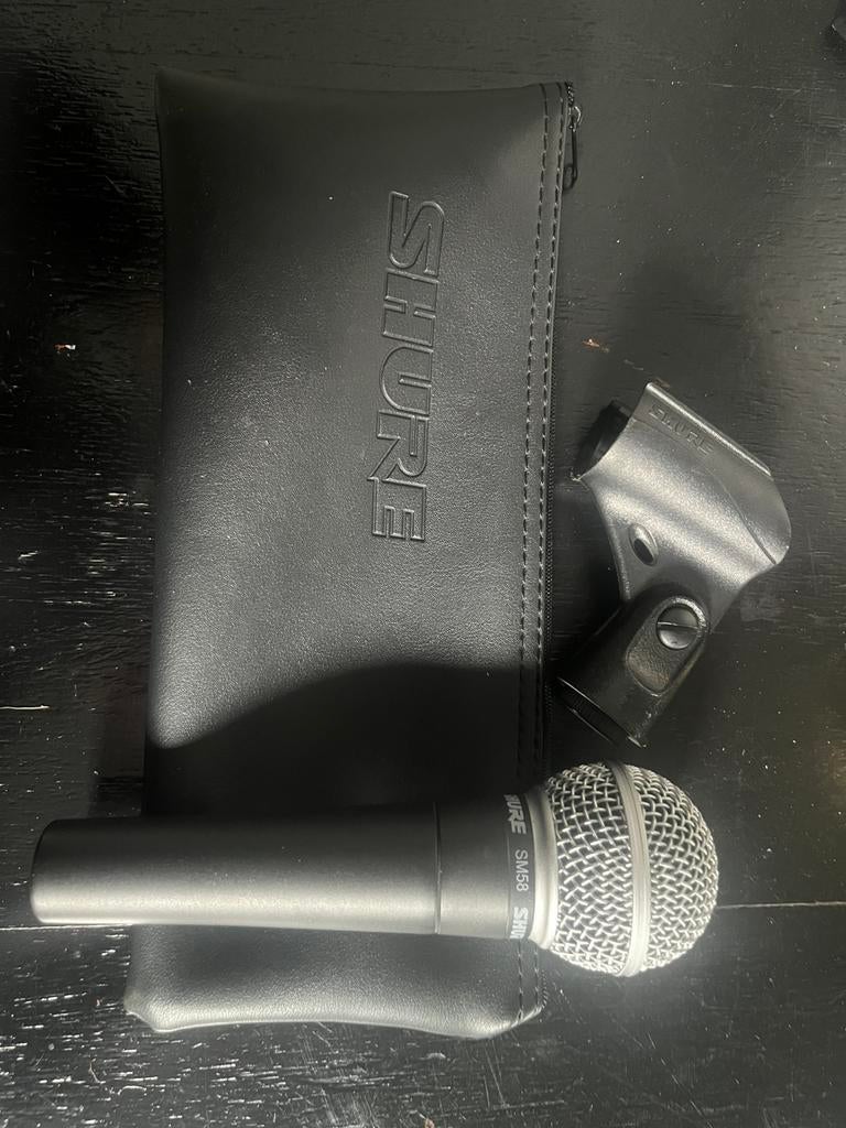 Shure sm58, Ophalen of Verzenden, Zo goed als nieuw, Zangmicrofoon