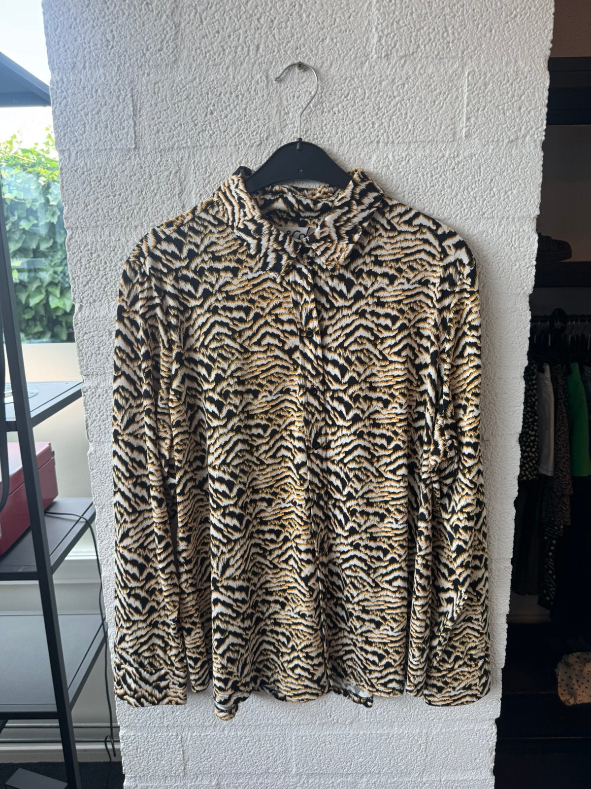 &co woman blouse print maat 3XL, Kleding | Dames, Blouses en Tunieken, Ophalen of Verzenden, Zo goed als nieuw, Maat 46/48 (XL) of groter