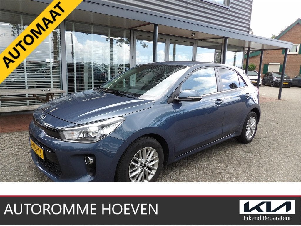 KIA Rio 1.0 Turbo AUTOMAAT DynamicLine Navi/Cruise, Auto's, Kia, Automaat, Gebruikt, 1095 kg, Blauw