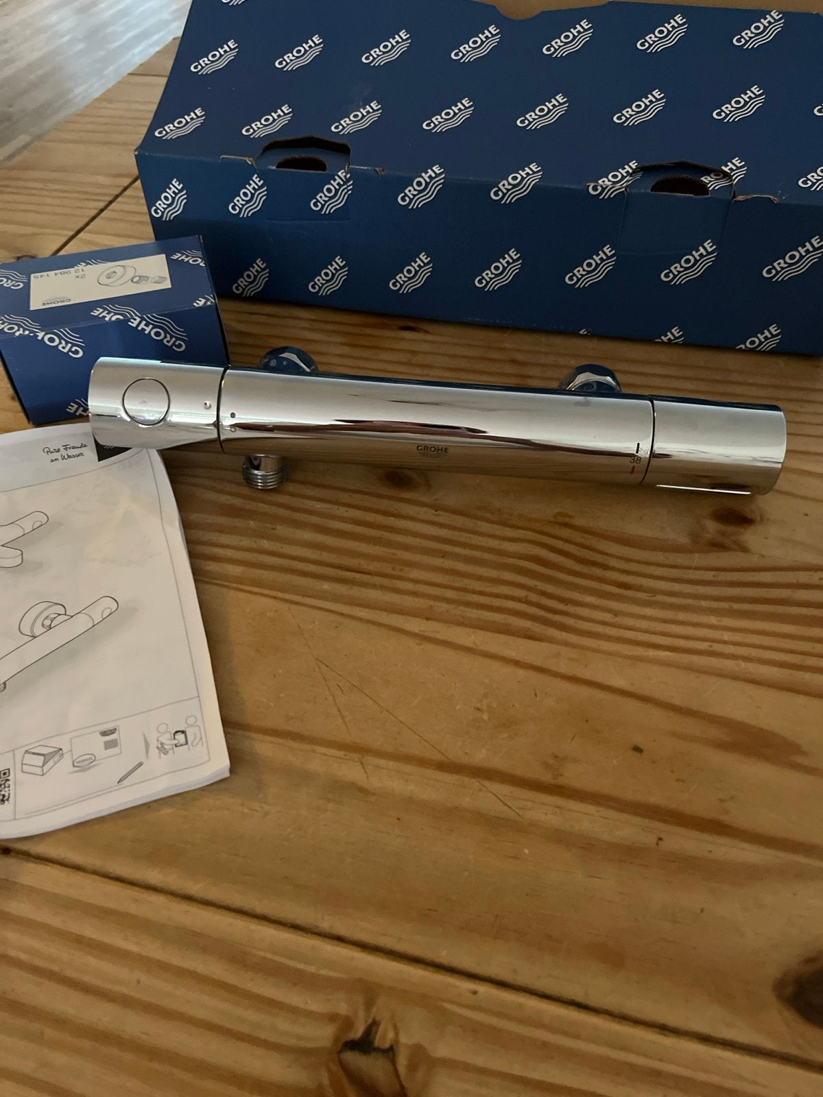 Grohe thermostaat douchekraan, Ophalen of Verzenden, Nieuw, Chroom, Kraan