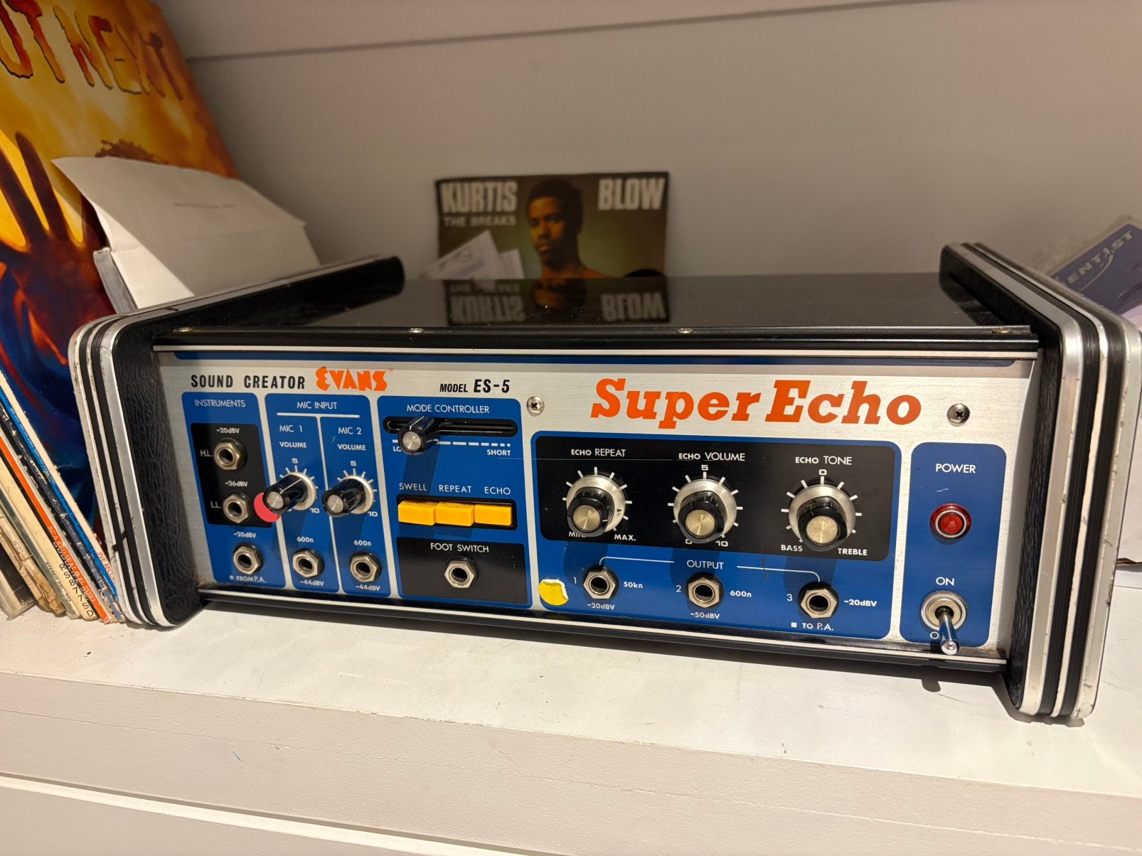 Evans Super Echo ES-5 vintage tape delay, Ophalen of Verzenden, Gebruikt, Delay of Echo