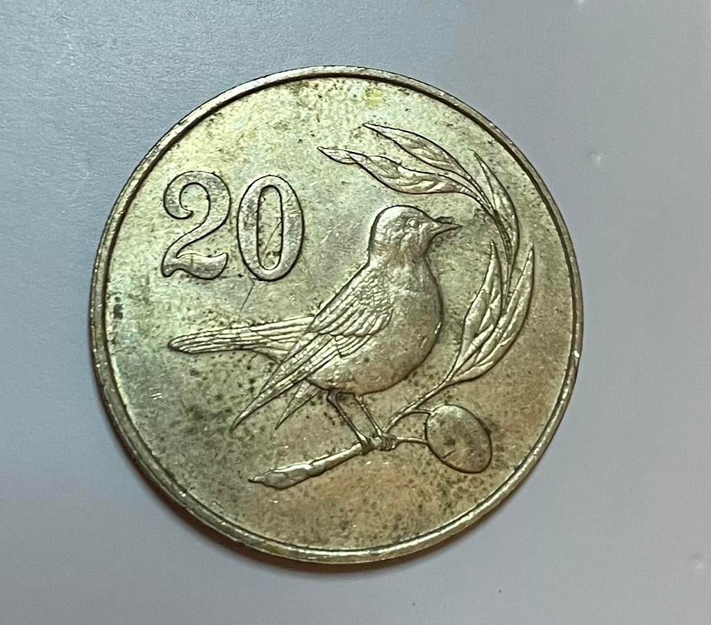 20 cent Cyprus 1983, Ophalen of Verzenden, Overige landen
