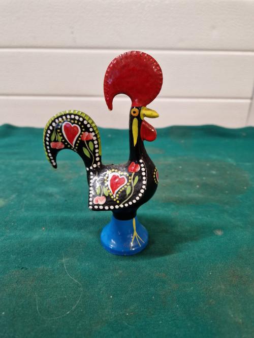 beeld haan van barcelos 14 cm, van metaal, Ophalen of Verzenden