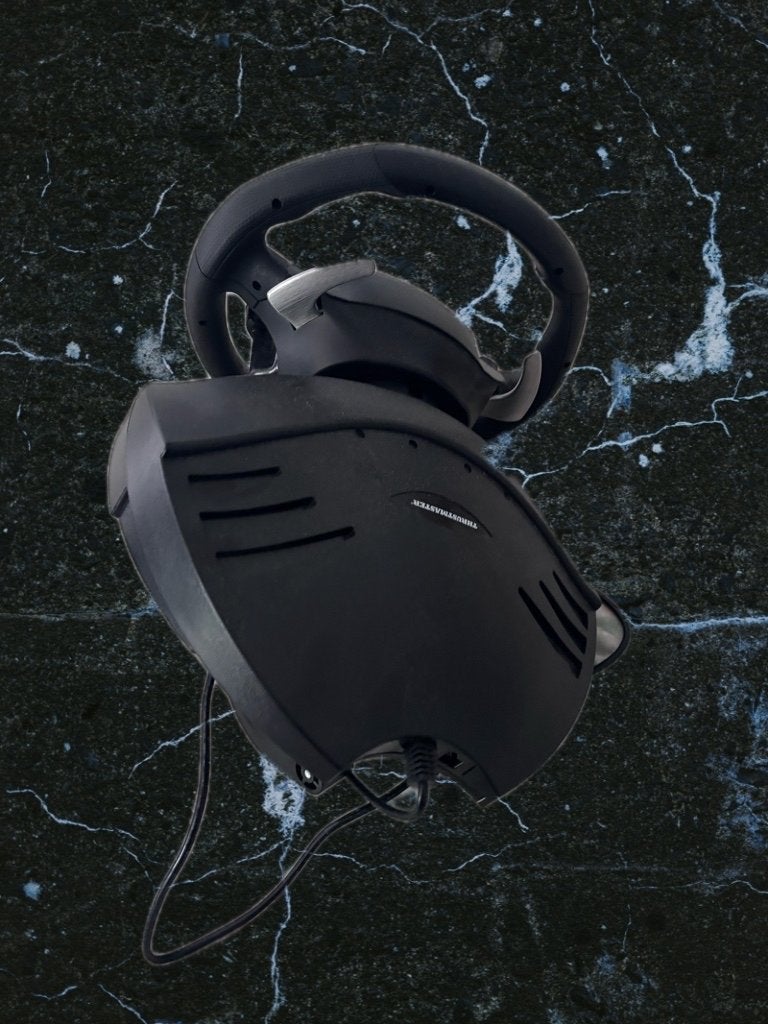 Thrustmaster racestuur met pedalen voor PC/PlayStation, Racestuur, Gebruikt, Verzenden, Force feedback