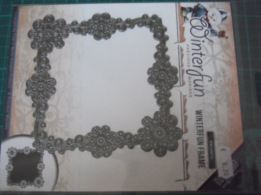 Nieuwe snijmal Winterfun Frame - Precious Marieke, Ophalen of Verzenden, Nieuw, Overige thema's, Pons of Mal