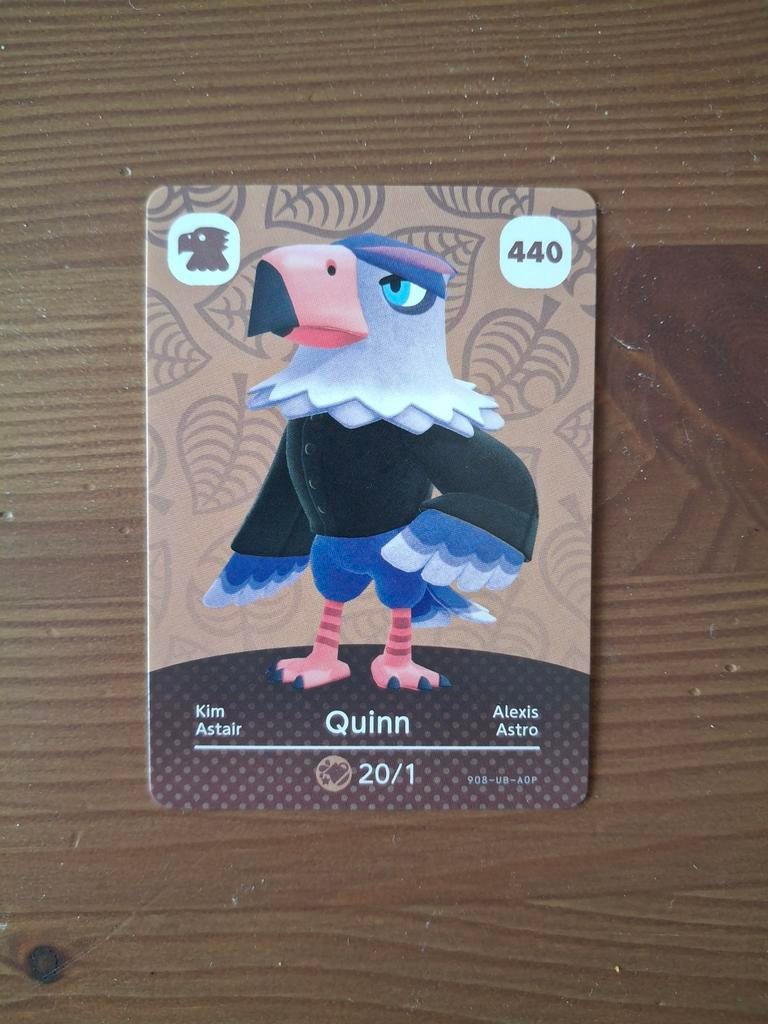Animal Crossing Amiibo #440 Quinn, Spelcomputers en Games, Games | Nintendo Switch, Zo goed als nieuw, Simulatie, 1 speler, Vanaf 3 jaar
