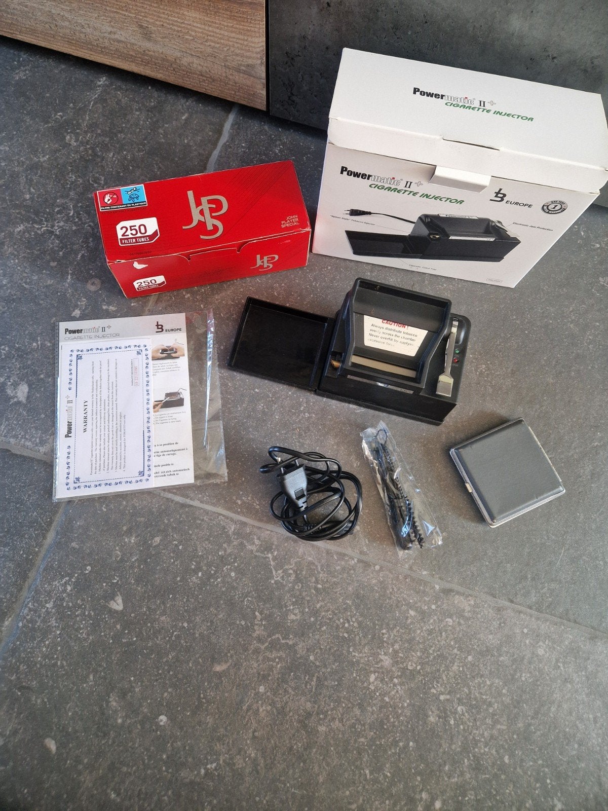 Powermatic 2+ sigaretten injector + hulzen en houder, Verzamelen, Ophalen of Verzenden, Gebruikt, Overige typen