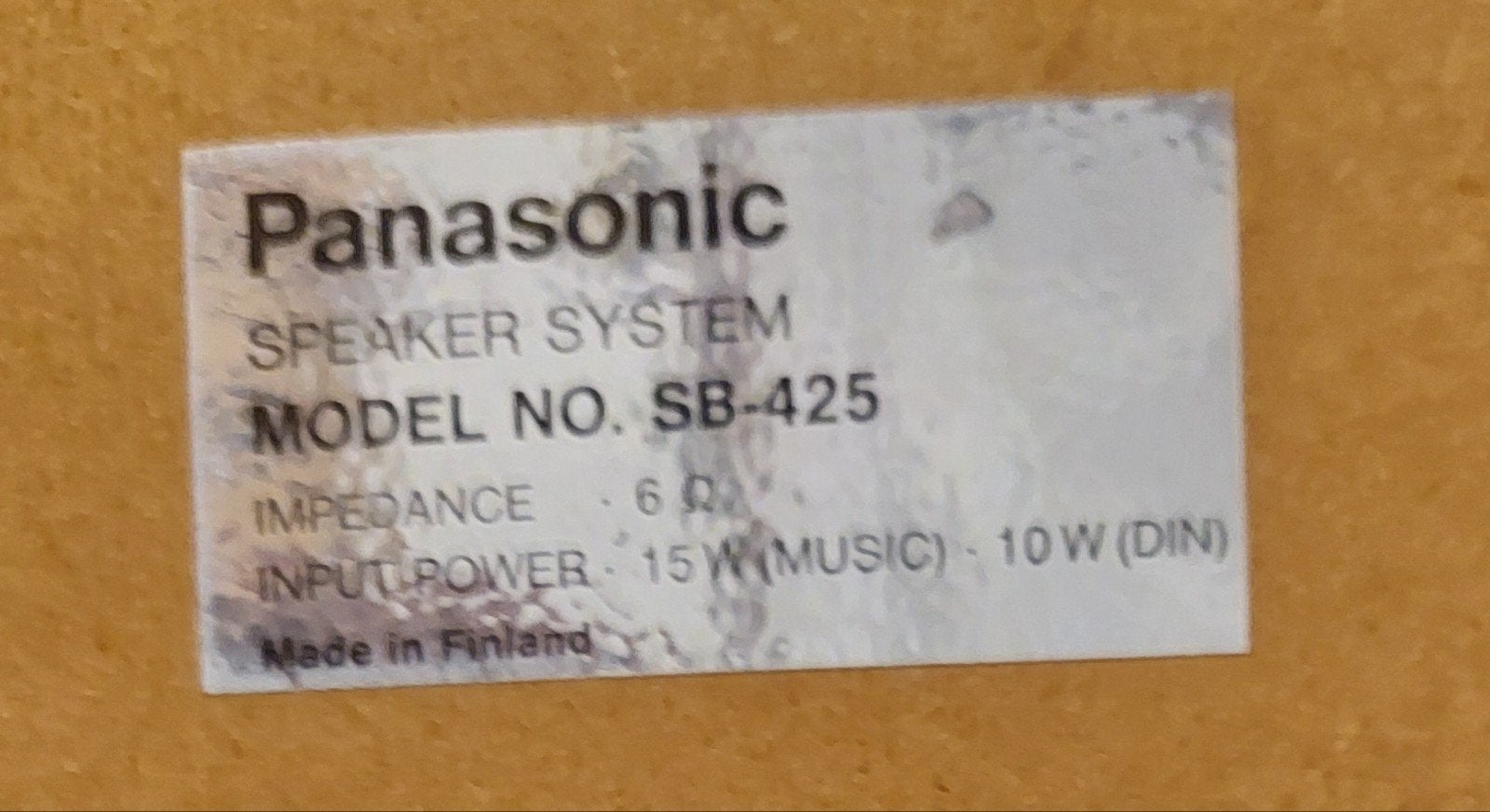 Panasonic SG-D15 Sterreo Music Systeem, Audio, Tv en Foto, Stereo-sets, Gebruikt, MP3-aansluiting, Ophalen, Tuner of Radio